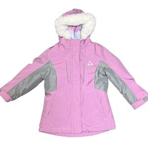 Gerry Pink and Gray Hooded Jacket XS  5/6